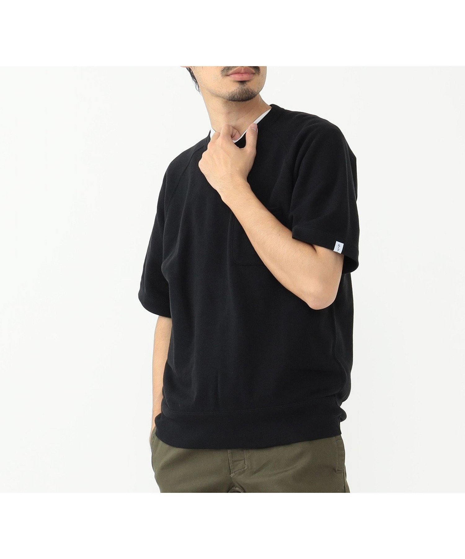 【ビームス/BEAMS / MEN】のボックスシルエット ギフト インテリア・キッズ・メンズ・レディースファッション・服の通販 founy(ファニー) 　ファッション　Fashion　メンズファッション　Men's Style Online　ギフト プレゼント　Gift Present　スウェット　Sweat　スリーブ　Sleeve　パターン　Pattern　ボックス　Box　ポケット　Pocket　ミドル　Middle　別注　Special Order　半袖　Short Sleeve　〇BLACK|ID: prp329100004531945 ipo3291000000032672750