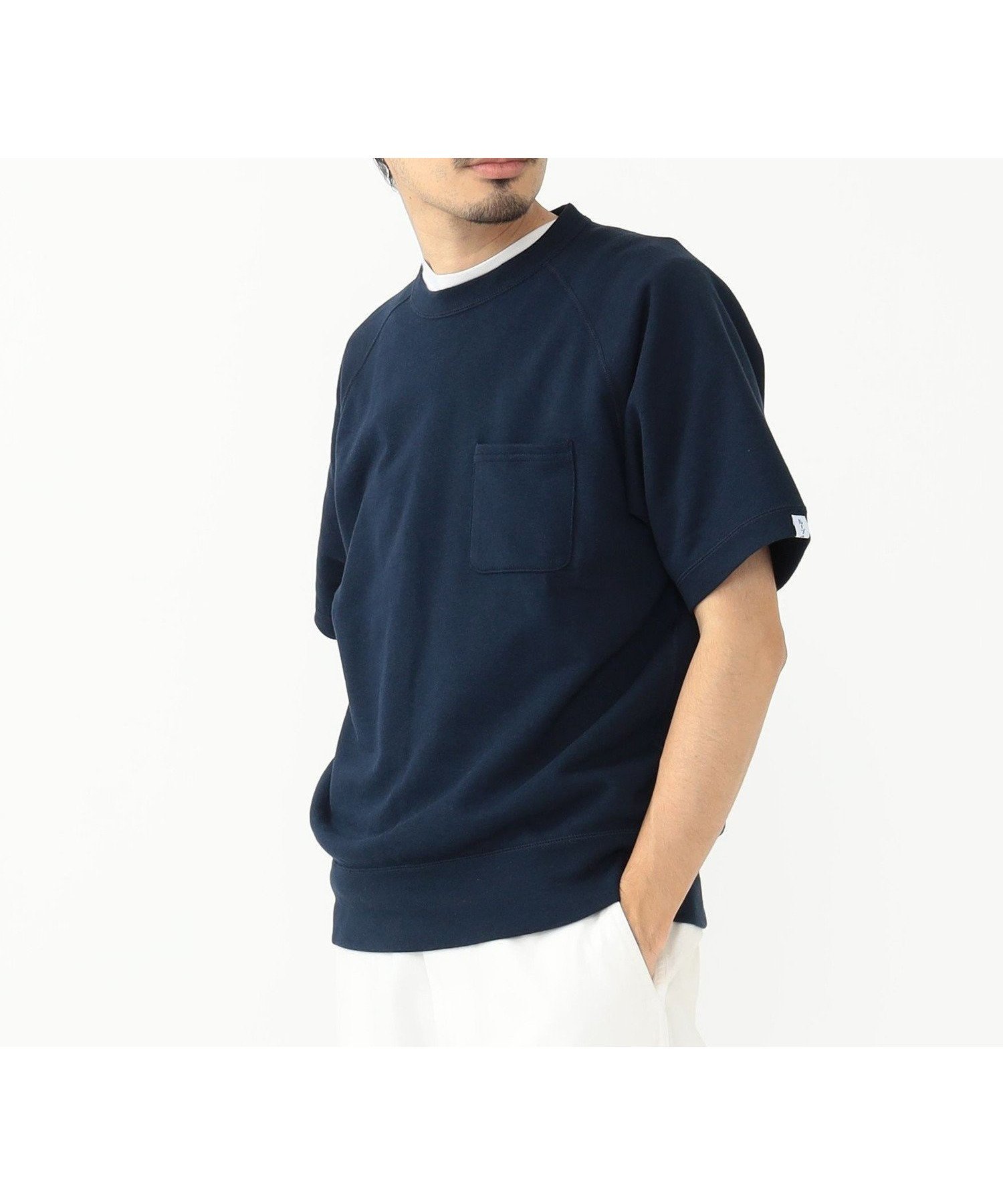 【ビームス/BEAMS / MEN】のボックスシルエット ギフト インテリア・キッズ・メンズ・レディースファッション・服の通販 founy(ファニー) 　ファッション　Fashion　メンズファッション　Men's Style Online　ギフト プレゼント　Gift Present　スウェット　Sweat　スリーブ　Sleeve　パターン　Pattern　ボックス　Box　ポケット　Pocket　ミドル　Middle　別注　Special Order　半袖　Short Sleeve　LWマリン|ID: prp329100004531945 ipo3291000000032672752