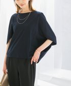 【アーバンリサーチ ロッソ/URBAN RESEARCH ROSSO】の『一部WEB限定カラー』汗染防止5分袖ドルマンプルオーバー D/NAVY|ID: prp329100004531946 ipo3291000000032035678