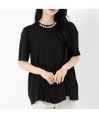 【ストロベリーフィールズ/STRAWBERRY FIELDS】のパール刺繍ペプラムカットソー 人気、トレンドファッション・服の通販 founy(ファニー) ファッション Fashion レディースファッション Fashion for Women トップス・カットソー Cut & Sew Tops カットソー・ベーシックTシャツ Cut-and-Sewn Tops / Stretch Tees & Basics パール Pearl, Pearl Accent thumbnail ブラック2|ID: prp329100004531948 ipo3291000000032713503