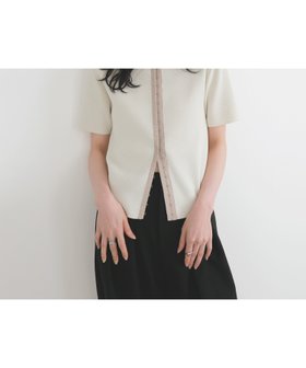 【リアン/Lian】のホックデザインバイカラーニット 人気、トレンドファッション・服の通販 founy(ファニー) ファッション Fashion レディースファッション WOMEN トップス・カットソー Tops/Tshirt ニット Knit Tops サマー Summer |ID:prp329100004531963