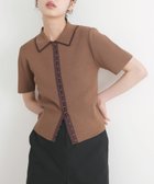【リアン/Lian】のホックデザインバイカラーニット 人気、トレンドファッション・服の通販 founy(ファニー) ファッション Fashion レディースファッション WOMEN トップス・カットソー Tops/Tshirt ニット Knit Tops サマー Summer thumbnail モカ|ID: prp329100004531963 ipo3291000000032035737