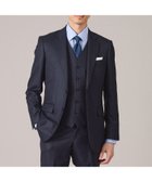 【タケオキクチ/TAKEO KIKUCHI / MEN】の【3ピースセット】シャイニーヘリンボン スーツ ネイビー|ID: prp329100004531969 ipo3291000000033406315