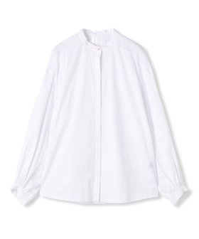 【トゥモローランド/TOMORROWLAND】のストレッチブロード ピンタックブラウス 人気、トレンドファッション・服の通販 founy(ファニー) ファッション Fashion レディースファッション Fashion for Women トップス・カットソー Cut & Sew Tops シャツ・ブラウス・オフィスカジュアル Elegant Blouses & Button-Ups おすすめ Recommended / Our Picks ギャザー Gathered, Ruffled クラシカル Classical, Vintage-Inspired スタンド Stand Collar, Upright Stand ストレッチ Stretch, Stretchy Fabric フォルム Silhouette, Form ブロード Broadcloth, Fine Cotton |ID:prp329100004531974