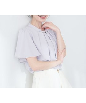 【ナチュラルクチュール/natural couture】のゴールドバー付きボウタイブラウス 人気、トレンドファッション・服の通販 founy(ファニー) ファッション Fashion レディースファッション Fashion for Women トップス・カットソー Cut & Sew Tops シャツ・ブラウス・オフィスカジュアル Elegant Blouses & Button-Ups 2025年 2025 2025春夏・S/S Spring/Summer 2025 SS25 おすすめ Recommended / Our Picks シンプル Simple, Minimal スラックス Slacks, Dress Pants デニム Denim, Jeans Material トレンド Trend, Trending Now フェミニン Feminine, Girly フレア Flare, Flared マーメイド Mermaid, Fishtail Silhouette エレガント 上品 Elegant |ID:prp329100004531977