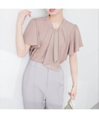 【ナチュラルクチュール/natural couture】のゴールドバー付きボウタイブラウス 人気、トレンドファッション・服の通販 founy(ファニー) ファッション Fashion レディースファッション Fashion for Women トップス・カットソー Cut & Sew Tops シャツ・ブラウス・オフィスカジュアル Elegant Blouses & Button-Ups 2025年 2025 2025春夏・S/S Spring/Summer 2025 SS25 おすすめ Recommended / Our Picks シンプル Simple, Minimal スラックス Slacks, Dress Pants デニム Denim, Jeans Material トレンド Trend, Trending Now フェミニン Feminine, Girly フレア Flare, Flared マーメイド Mermaid, Fishtail Silhouette エレガント 上品 Elegant thumbnail ピンクベージュ|ID: prp329100004531977 ipo3291000000033298045