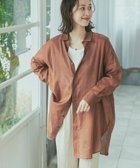 【アーバンリサーチ ドアーズ/URBAN RESEARCH DOORS】のラミーコットンビックシャツ BROWN|ID: prp329100004531982 ipo3291000000032714998