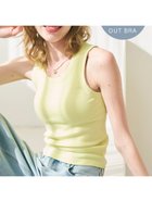 【コカ/COCA】の外で着られるブラトップス OUT BRA カップ付太タンクトップ Yellow|ID: prp329100004531986 ipo3291000000032626335