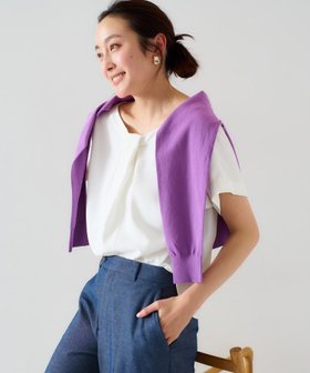 【アンタイトル/UNTITLED】の【セットアップ可/接触冷感/イージーケア】リラクミスト 2WAYブラウス 人気、トレンドファッション・服の通販 founy(ファニー) ファッション Fashion レディースファッション Fashion for Women トップス・カットソー Cut & Sew Tops シャツ・ブラウス・オフィスカジュアル Elegant Blouses & Button-Ups ストレッチ Stretch, Stretchy Fabric セットアップ Set-Up, Coordinated Outfit フロント Front, Front Design ボトム Bottoms, Lower Wear リラックス Relax, Relaxed Fit ワイド Wide, Wide Fit おすすめ Recommended / Our Picks |ID:prp329100004531997