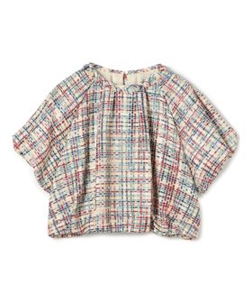 【トゥモローランド/TOMORROWLAND】のモザイクツイード パフブラウス 人気、トレンドファッション・服の通販 founy(ファニー) ファッション Fashion レディースファッション WOMEN トップス・カットソー Tops/Tshirt シャツ/ブラウス Shirts/Blouses インド India ショート Short ツイード Tweed フェミニン Feminine ボトム Bottom モザイク Mosaic ランダム Random |ID:prp329100004532019