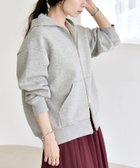 【シップス フォー ウィメン/SHIPS】のquaranciel 洗濯機可能 ポンチ ダブルジップ スウェット パーカー 人気、トレンドファッション・服の通販 founy(ファニー) ファッション Fashion レディースファッション Fashion for Women トップス・カットソー Cut & Sew Tops レディースパーカー・カジュアルフーディー Casual Hoodies & Sweatshirts スウェット・クルーネックトップス Sweatshirts & Crewnecks / Relaxed Fit Sweat Tops インナー Innerwear 洗える Machine Washable キャミソール Camisole, Spaghetti Strap Top ジップ Zip, Zipper ジャケット Jacket, Outerwear スウェット / スエット Sweatshirt, Sweatwear パーカー Hoodie, Parka フロント Front, Front Design おすすめ Recommended / Our Picks エレガント 上品 Elegant 2026年 2026 thumbnail ライトグレー系|ID: prp329100004532025 ipo3291000000035246032