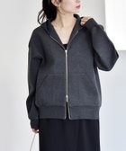 【シップス フォー ウィメン/SHIPS】のquaranciel 洗濯機可能 ポンチ ダブルジップ スウェット パーカー 人気、トレンドファッション・服の通販 founy(ファニー) ファッション Fashion レディースファッション Fashion for Women トップス・カットソー Cut & Sew Tops レディースパーカー・カジュアルフーディー Casual Hoodies & Sweatshirts スウェット・クルーネックトップス Sweatshirts & Crewnecks / Relaxed Fit Sweat Tops インナー Innerwear 洗える Machine Washable キャミソール Camisole, Spaghetti Strap Top ジップ Zip, Zipper ジャケット Jacket, Outerwear スウェット / スエット Sweatshirt, Sweatwear パーカー Hoodie, Parka フロント Front, Front Design おすすめ Recommended / Our Picks エレガント 上品 Elegant 2026年 2026 thumbnail チャコールグレー|ID: prp329100004532025 ipo3291000000035246035