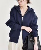 【シップス フォー ウィメン/SHIPS】のquaranciel 洗濯機可能 ポンチ ダブルジップ スウェット パーカー 人気、トレンドファッション・服の通販 founy(ファニー) ファッション Fashion レディースファッション Fashion for Women トップス・カットソー Cut & Sew Tops レディースパーカー・カジュアルフーディー Casual Hoodies & Sweatshirts スウェット・クルーネックトップス Sweatshirts & Crewnecks / Relaxed Fit Sweat Tops インナー Innerwear 洗える Machine Washable キャミソール Camisole, Spaghetti Strap Top ジップ Zip, Zipper ジャケット Jacket, Outerwear スウェット / スエット Sweatshirt, Sweatwear パーカー Hoodie, Parka フロント Front, Front Design おすすめ Recommended / Our Picks エレガント 上品 Elegant 2026年 2026 thumbnail ネイビー|ID: prp329100004532025 ipo3291000000035246037