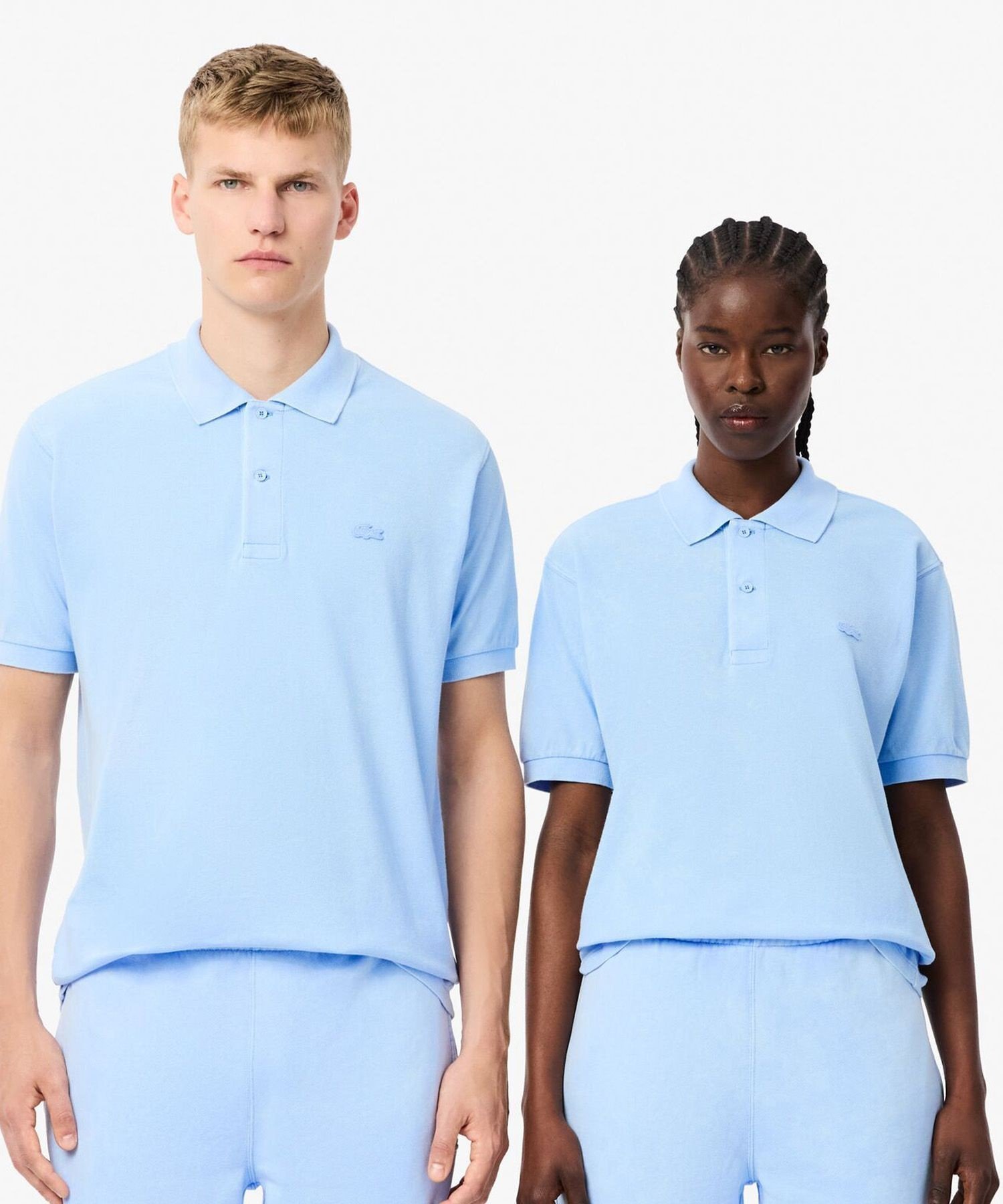 【ラコステ/LACOSTE / MEN】のL.12.12ウォッシュド半袖ポロシャツ インテリア・キッズ・メンズ・レディースファッション・服の通販 founy(ファニー) 　ファッション　Fashion　メンズファッション　MEN　ポロシャツ　Polo Shirt　半袖　Short Sleeve　定番　Standard　鹿の子　Pique　ライトブルー|ID: prp329100004532028 ipo3291000000032081657