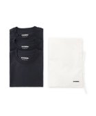 【ジル サンダー/JIL SANDER / MEN】の3パックTシャツショートスリーブセット 人気、トレンドファッション・服の通販 founy(ファニー) ファッション Fashion メンズファッション Fashion for Men ショート Short, Short Length シンプル Simple, Minimal スリーブ Sleeve, Long Sleeve / Short Sleeve ボックス Boxy, Box Shape thumbnail MIDNIGHT|ID: prp329100004532035 ipo3291000000033495209