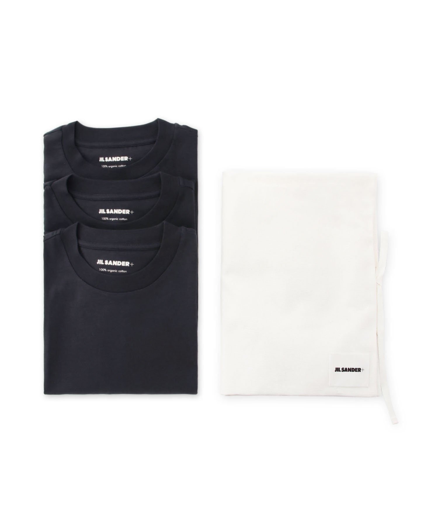 【ジル サンダー/JIL SANDER / MEN】の3パックTシャツショートスリーブセット インテリア・キッズ・メンズ・レディースファッション・服の通販 founy(ファニー) 　ファッション　Fashion　メンズファッション　Fashion for Men　ショート　Short, Short Length　シンプル　Simple, Minimal　スリーブ　Sleeve, Long Sleeve / Short Sleeve　ボックス　Boxy, Box Shape　MIDNIGHT|ID: prp329100004532035 ipo3291000000033495209