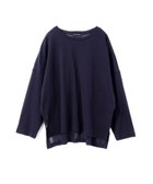 【マーコート/MARcourt】のmizuiro ind メッシュロングスリーブワイドT 人気、トレンドファッション・服の通販 founy(ファニー) ファッション Fashion レディースファッション Fashion for Women シンプル Simple, Minimal ストレッチ Stretch, Stretchy Fabric スリット Slit, Slit Detail メッシュ Mesh, Net Fabric ワイド Wide, Wide Fit thumbnail ネイビーA|ID: prp329100004532050 ipo3291000000032638543