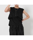 【ビューティ&ユース ユナイテッドアローズ/BEAUTY&YOUTH / UNITED ARROWS】の【WEB限定 Wardrobe DAILY MINIMAL】フリルレイヤード ノースリーブカットソー -接触冷感- 人気、トレンドファッション・服の通販 founy(ファニー) ファッション Fashion レディースファッション Fashion for Women トップス・カットソー Cut & Sew Tops キャミソール&ノースリーブ Camisoles & Sleeveless Tops カットソー・ベーシックTシャツ Cut-and-Sewn Tops / Stretch Tees & Basics オケージョン Occasion Wear カットソー Cut and Sewn Top 今季 This Season, Current Season サマー Summer, Summer Style シンプル Simple, Minimal スラックス Slacks, Dress Pants デニム Denim, Jeans Material トレンド Trend, Trending Now ノースリーブ Sleeveless, No-Sleeve 人気 Popular, Best Seller ボトム Bottoms, Lower Wear おすすめ Recommended / Our Picks エレガント 上品 Elegant ビジネス 仕事 通勤 Business / Work / Commuting thumbnail BLACK|ID: prp329100004532051 ipo3291000000032778307