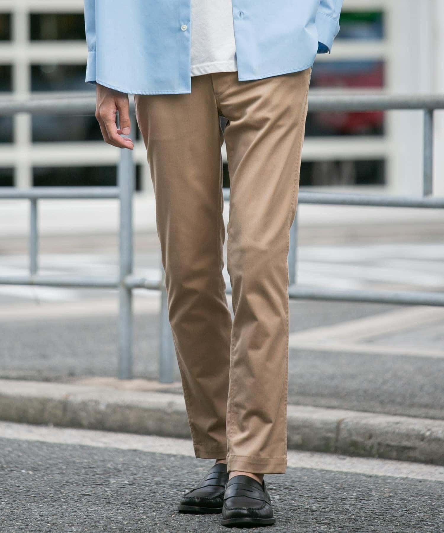 【アーバンリサーチ ロッソ/URBAN RESEARCH ROSSO / MEN】の『WEB限定』『XLサイズあり』スリムストレッチテーパードチノパンツ インテリア・キッズ・メンズ・レディースファッション・服の通販 founy(ファニー) 　ファッション　Fashion　メンズファッション　Men's Style Online　ボトムス　Bottoms/Men　カットソー　Cut And Sew　シューズ　Shoes　シンプル　Simple　ジャケット　Jacket　ストレッチ　Stretch　スニーカー　Sneakers　スマート　Smart　スリム　Slim　テーパード　Tapered　定番　Standard　ベーシック　Basic　メンズ　Mens　BEIGE|ID: prp329100004532053 ipo3291000000032609702