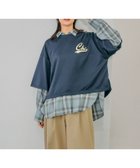 【グローバルワーク/GLOBAL WORK】の乾きやすいスウェットプリント7分袖/289384 ネイビー×胸ロゴ88|ID: prp329100004532054 ipo3291000000033570951
