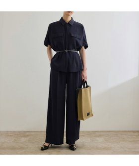 【ロペ/ROPE'】のバックサテン ドルマンブラウス/【セットアップ対応】/洗える 人気、トレンドファッション・服の通販 founy(ファニー) ファッション Fashion レディースファッション WOMEN トップス・カットソー Tops/Tshirt シャツ/ブラウス Shirts/Blouses バッグ Bag おすすめ Recommend サテン Satin ストレッチ Stretch スリット Slit セットアップ Set Up デニム Denim ドレープ Drape フラップ Flap ポケット Pocket リラックス Relax ビジネス 仕事 通勤 Business 洗える Washable |ID:prp329100004532073