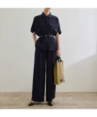【ロペ/ROPE'】のバックサテン ドルマンブラウス/【セットアップ対応】/洗える 人気、トレンドファッション・服の通販 founy(ファニー) ファッション Fashion レディースファッション WOMEN トップス・カットソー Tops/Tshirt シャツ/ブラウス Shirts/Blouses バッグ Bag おすすめ Recommend サテン Satin ストレッチ Stretch スリット Slit セットアップ Set Up デニム Denim ドレープ Drape フラップ Flap ポケット Pocket リラックス Relax ビジネス 仕事 通勤 Business 洗える Washable thumbnail ネイビー(40)|ID: prp329100004532073 ipo3291000000032263788