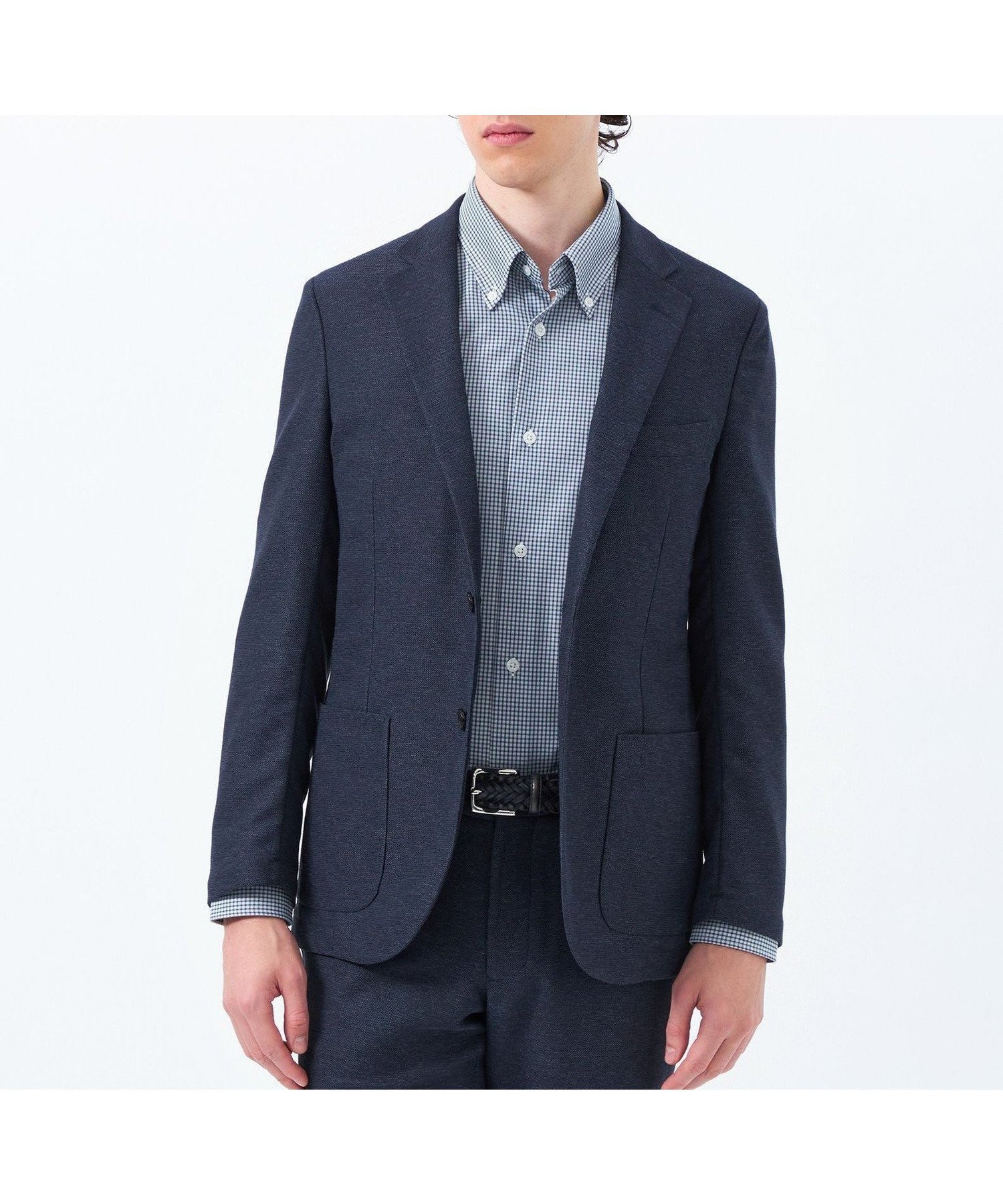 【マッキントッシュ フィロソフィー/MACKINTOSH PHILOSOPHY / MEN】のテーラードジャージージャケット 杢カラミストレッチ インテリア・キッズ・メンズ・レディースファッション・服の通販 founy(ファニー) 　ファッション　Fashion　メンズファッション　MEN　春　Spring　カーディガン　Cardigan　吸水　Water Absorption　ジャケット　Jacket　ジャージー　Jersey　パッチ　Patch　パーカー　Hoodie　ポケット　Pocket　メッシュ　Mesh　リラックス　Relax　S/S・春夏　Ss・Spring/Summer　おすすめ　Recommend　夏　Summer　エレガント 上品　Elegant　ネイビー|ID: prp329100004532085 ipo3291000000032375000