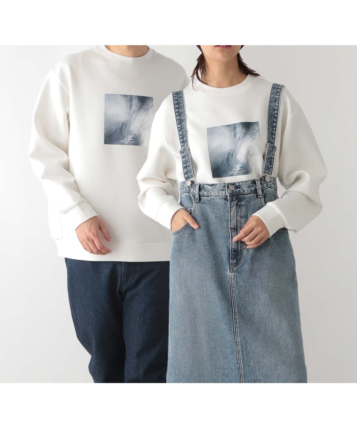 【グローバルワーク/GLOBAL WORK】のライトクッションクルー/ロゴ/116246 インテリア・キッズ・メンズ・レディースファッション・服の通販 founy(ファニー) 　ファッション　Fashion　レディースファッション　WOMEN　おすすめ　Recommend　クッション　Cushion　トレンド　Trend　フォルム　Form　プリント　Print　リラックス　Relax　エレガント 上品　Elegant　オフ×フロントフォト04|ID: prp329100004532102 ipo3291000000032247111
