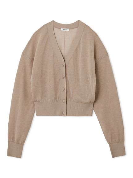 【フレイ アイディー/FRAY I.D】のギャラクシーカーディガン/ウォッシャブル インテリア・キッズ・メンズ・レディースファッション・服の通販 founy(ファニー) 　ファッション　Fashion　レディースファッション　WOMEN　トップス・カットソー　Tops/Tshirt　カーディガン　Cardigans　イタリア　Italy　ウォッシャブル　Washable　カーディガン　Cardigan　シンプル　Simple　スリット　Slit　スリーブ　Sleeve　夏　Summer　BEG[037]|ID: prp329100004532124 ipo3291000000032036391