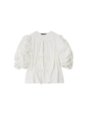 【スタイリング/styling】の【WEB限定カラーあり】【セットアップ対応】ギャザースリーブブラウス 人気、トレンドファッション・服の通販 founy(ファニー) ファッション Fashion レディースファッション WOMEN トップス・カットソー Tops/Tshirt シャツ/ブラウス Shirts/Blouses セットアップ Set Up |ID:prp329100004532139