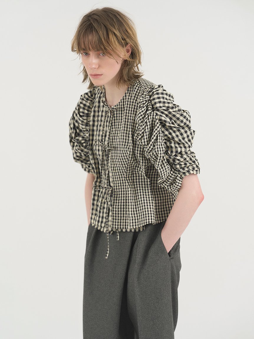 【スタイリング/styling】の【WEB限定カラーあり】【セットアップ対応】ギャザースリーブブラウス インテリア・キッズ・メンズ・レディースファッション・服の通販 founy(ファニー) 　ファッション　Fashion　レディースファッション　WOMEN　トップス・カットソー　Tops/Tshirt　シャツ/ブラウス　Shirts/Blouses　セットアップ　Set Up　OWHT[002]|ID: prp329100004532139 ipo3291000000032036445