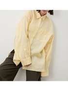 【ミラオーウェン/Mila Owen】の【セットアップ対応】【WEB限定カラー】フレンチリネンオーバーサイズシャツ 人気、トレンドファッション・服の通販 founy(ファニー) ファッション Fashion レディースファッション WOMEN トップス・カットソー Tops/Tshirt シャツ/ブラウス Shirts/Blouses ギンガム Gingham 今季 This Season シンプル Simple ストライプ Stripe セットアップ Set Up チェック Check トレンド Trend 定番 Standard ネップ Nep Yarn 人気 Popularity フレンチ French 無地 Plain Color リネン Linen おすすめ Recommend thumbnail YEL[032]|ID: prp329100004532142 ipo3291000000032289927