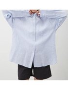【ミラオーウェン/Mila Owen】の【セットアップ対応】【WEB限定カラー】フレンチリネンオーバーサイズシャツ 人気、トレンドファッション・服の通販 founy(ファニー) ファッション Fashion レディースファッション WOMEN トップス・カットソー Tops/Tshirt シャツ/ブラウス Shirts/Blouses ギンガム Gingham 今季 This Season シンプル Simple ストライプ Stripe セットアップ Set Up チェック Check トレンド Trend 定番 Standard ネップ Nep Yarn 人気 Popularity フレンチ French 無地 Plain Color リネン Linen おすすめ Recommend thumbnail LBLU[081]|ID: prp329100004532142 ipo3291000000032289934