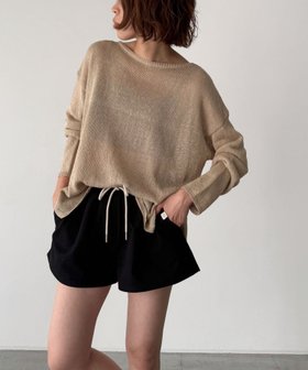 【キャナルジーン/CANAL JEAN】のEl mar コットンレーヨンボートニット 人気、トレンドファッション・服の通販 founy(ファニー) ファッション Fashion レディースファッション WOMEN トップス・カットソー Tops/Tshirt ニット Knit Tops おすすめ Recommend キャミ Cami スリット Slit タンク Tank 夏 Summer |ID:prp329100004532143