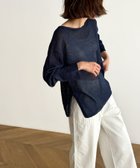 【キャナルジーン/CANAL JEAN】のEl mar コットンレーヨンボートニット 人気、トレンドファッション・服の通販 founy(ファニー) ファッション Fashion レディースファッション WOMEN トップス・カットソー Tops/Tshirt ニット Knit Tops おすすめ Recommend キャミ Cami スリット Slit タンク Tank 夏 Summer thumbnail ネイビー|ID: prp329100004532143 ipo3291000000032295573