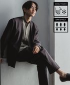 【アダムエロペ /ADAM ET ROPE' / MEN】の【RIRANCHA】サマーセットアップ / ノーカラージャケット スラックス / イージーケア / 接触冷感 / 吸水速乾 人気、トレンドファッション・服の通販 founy(ファニー) ファッション Fashion メンズファッション Fashion for Men セットアップ Matching Sets サマー Summer, Summer Style ジャケット Jacket, Outerwear スラックス Slacks, Dress Pants セットアップ Set-Up, Coordinated Outfit 吸水 Absorbent, Quick-Dry 夏 Summer 洗える Machine Washable thumbnail ブラック系(02)|ID: prp329100004532149 ipo3291000000033074384