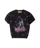【ヒステリックグラマー/HYSTERIC GLAMOUR】のBUTTERFLY WOMAN HEAD柄 ショート丈プルオーバー 人気、トレンドファッション・服の通販 founy(ファニー) ファッション Fashion レディースファッション WOMEN トップス・カットソー Tops/Tshirt プルオーバー Pullover ショート Short バタフライ Butterfly フェミニン Feminine モチーフ Motif モックネック Mock Neck ランダム Random thumbnail ブラック系柄|ID: prp329100004532173 ipo3291000000032036591