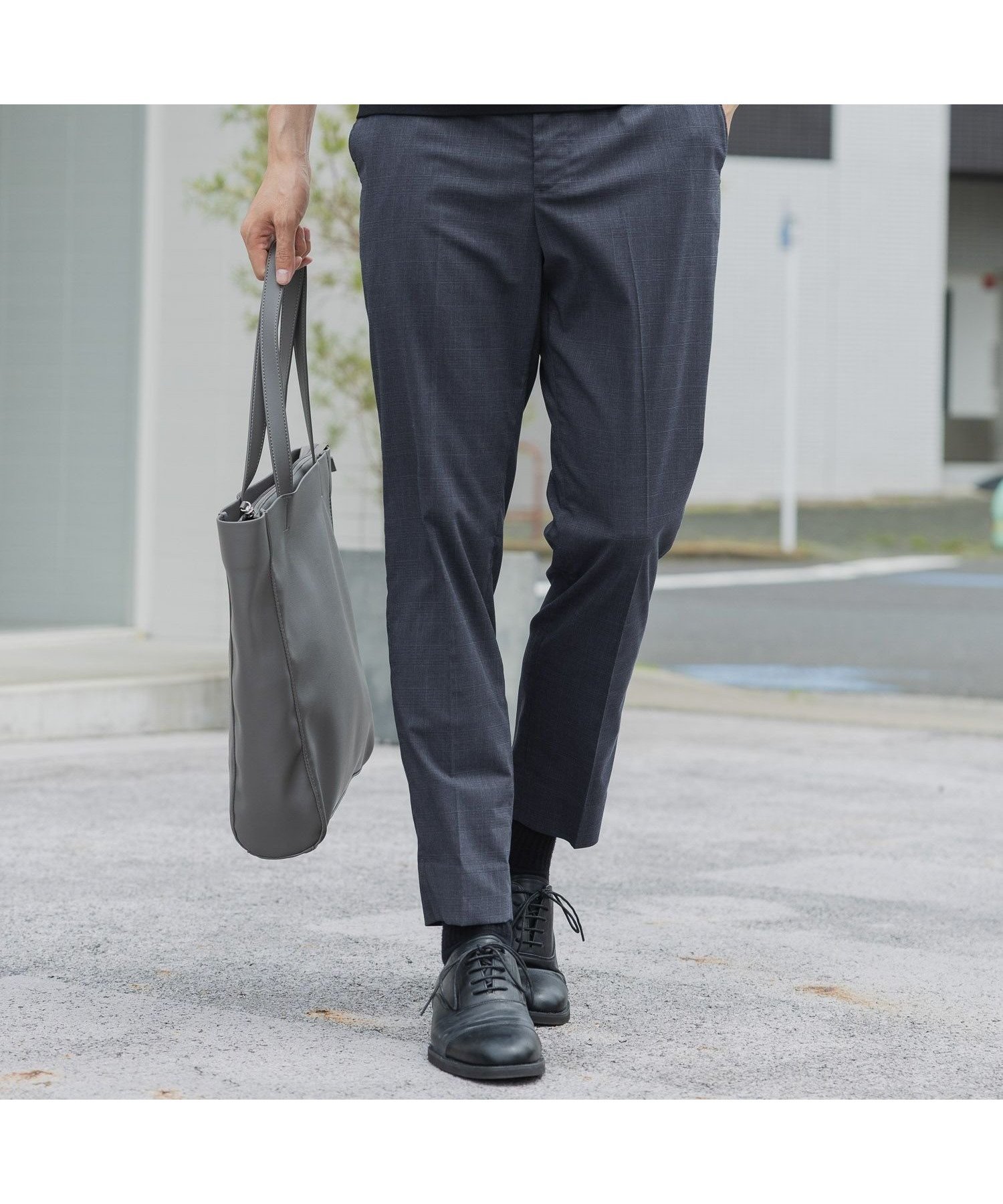 【グローバルワーク/GLOBAL WORK / MEN】のアーバンスラックスAIR/287519 インテリア・キッズ・メンズ・レディースファッション・服の通販 founy(ファニー) 　ファッション　Fashion　メンズファッション　Fashion for Men　おすすめ　Recommended / Our Picks　サマー　Summer, Summer Style　ジャケット　Jacket, Outerwear　ストレッチ　Stretch, Stretchy Fabric　スラックス　Slacks, Dress Pants　セットアップ　Set-Up, Coordinated Outfit　パターン　Pattern, Design Print　ボトム　Bottoms, Lower Wear　ポケット　Pocket, Pocket Detail　夏　Summer　ネイビー柄87|ID: prp329100004532182 ipo3291000000032742010