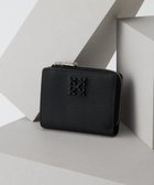 【ラシット/russet】の【名品】モノグラムプレートハーフウォレット 水シボレザー ブラック|ID: prp329100004532193 ipo3291000000032036657