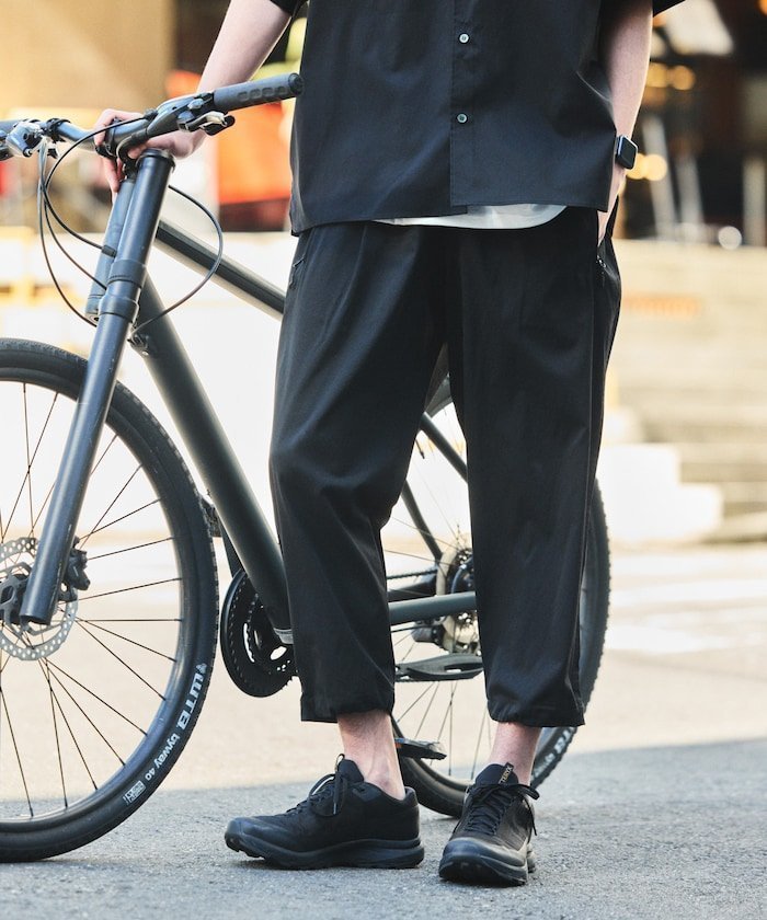 【その他のブランド/Other】のAiRide/エアライド クロップド クライミングパンツ 【限定展開】 25SS インテリア・キッズ・メンズ・レディースファッション・服の通販 founy(ファニー) 　ファッション　Fashion　メンズファッション　Fashion for Men　ボトムス　Bottoms　春　Spring　洗える　Machine Washable　クロップド　Cropped, Short Length　吸水　Absorbent, Quick-Dry　軽量　Lightweight, Ultra Light　シンプル　Simple, Minimal　ストレッチ　Stretch, Stretchy Fabric　スニーカー　Sneakers, Trainers　スピンドル　Spindle, Drawcord　セットアップ　Set-Up, Coordinated Outfit　ソックス　Socks, Hosiery　トレンド　Trend, Trending Now　定番　Standard, Basic Item　ベーシック　Basic, Essential　ワイド　Wide, Wide Fit　S/S・春夏　SS, Spring/Summer, Warm Season　おすすめ　Recommended / Our Picks　夏　Summer　旅行　Travel　2025年　2025　2025春夏・S/S　Spring/Summer 2025 SS25　ブラック|ID: prp329100004532200 ipo3291000000032673549