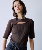 【ハレ/HARE】のフロントアキチャイナリブニット 人気、トレンドファッション・服の通販 founy(ファニー) ファッション Fashion レディースファッション Fashion for Women トップス・カットソー Cut & Sew Tops ニット Knit Tops & Sweaters おすすめ Recommended / Our Picks アクセサリー Fashion Accessories インナー Innerwear コンパクト Compact, Small Size シンプル Simple, Minimal ジャケット Jacket, Outerwear スリット Slit, Slit Detail デコルテ Décolleté, Neckline フロント Front, Front Design ワイド Wide, Wide Fit thumbnail ブラウン55|ID: prp329100004532240 ipo3291000000033295042