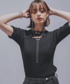 【ハレ/HARE】のフロントアキチャイナリブニット 人気、トレンドファッション・服の通販 founy(ファニー) ファッション Fashion レディースファッション Fashion for Women トップス・カットソー Cut & Sew Tops ニット Knit Tops & Sweaters おすすめ Recommended / Our Picks アクセサリー Fashion Accessories インナー Innerwear コンパクト Compact, Small Size シンプル Simple, Minimal ジャケット Jacket, Outerwear スリット Slit, Slit Detail デコルテ Décolleté, Neckline フロント Front, Front Design ワイド Wide, Wide Fit thumbnail ブラック09|ID: prp329100004532240 ipo3291000000033295046