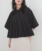 【リアン/Lian】のプリーツデザインショートシャツ 人気、トレンドファッション・服の通販 founy(ファニー) ファッション Fashion レディースファッション WOMEN トップス・カットソー Tops/Tshirt シャツ/ブラウス Shirts/Blouses プリーツ Pleats thumbnail ブラック|ID: prp329100004532242 ipo3291000000032374984