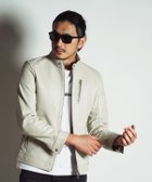 【メンズビギトーキョー/Men's Bigi / MEN】のSHEEP LEATHER/シープレザー シングルライダースジャケット オフホワイト|ID: prp329100004532245 ipo3291000000032627619
