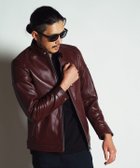 【メンズビギトーキョー/Men's Bigi / MEN】のSHEEP LEATHER/シープレザー シングルライダースジャケット ボルドー|ID: prp329100004532245 ipo3291000000032627622