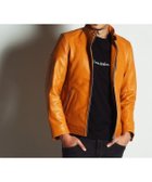 【メンズビギトーキョー/Men's Bigi / MEN】のSHEEP LEATHER/シープレザー シングルライダースジャケット マスタード|ID: prp329100004532245 ipo3291000000032627624