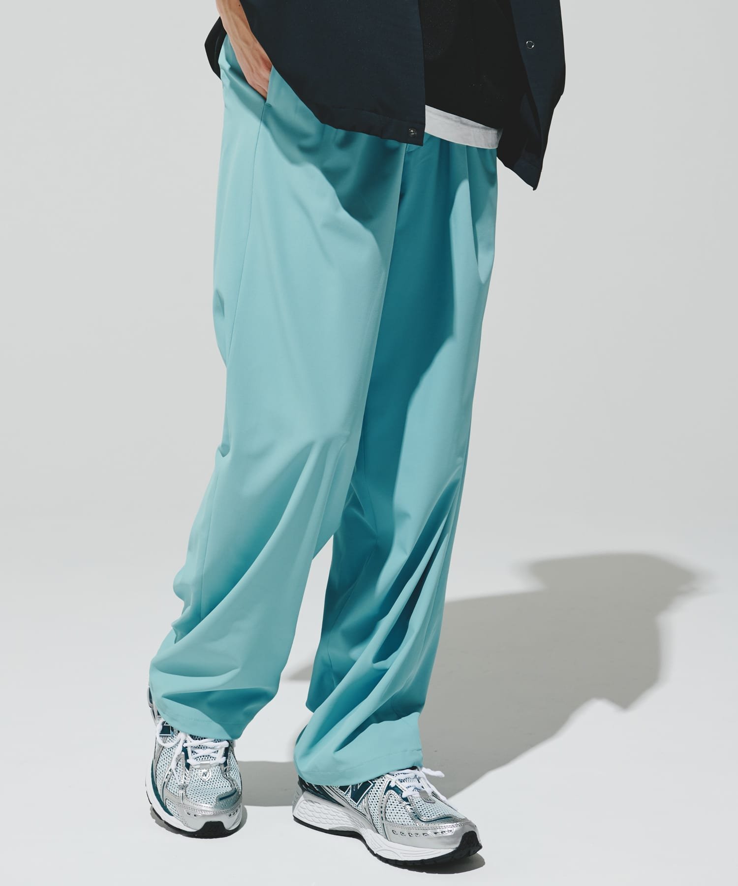 【アーバンリサーチ ドアーズ/URBAN RESEARCH DOORS / MEN】の『仁村紗和さん着用』『UR TECH』サマシェア イージートウラザー インテリア・キッズ・メンズ・レディースファッション・服の通販 founy(ファニー) 　ファッション　Fashion　メンズファッション　MEN　2025年　2025　2025春夏・S/S　Ss,Spring/Summer,2025　ストレート　Straight　ドローコード　Draw Cord　吸水　Water Absorption　夏　Summer　S/S・春夏　Ss・Spring/Summer　L.BLUE|ID: prp329100004532256 ipo3291000000032099100