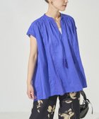 【フリークスストア/FREAK'S STORE】のインド ボイル スキッパー ノースリーブ ブラウス【限定展開】 25SS ブルー|ID: prp329100004532273 ipo3291000000032755294