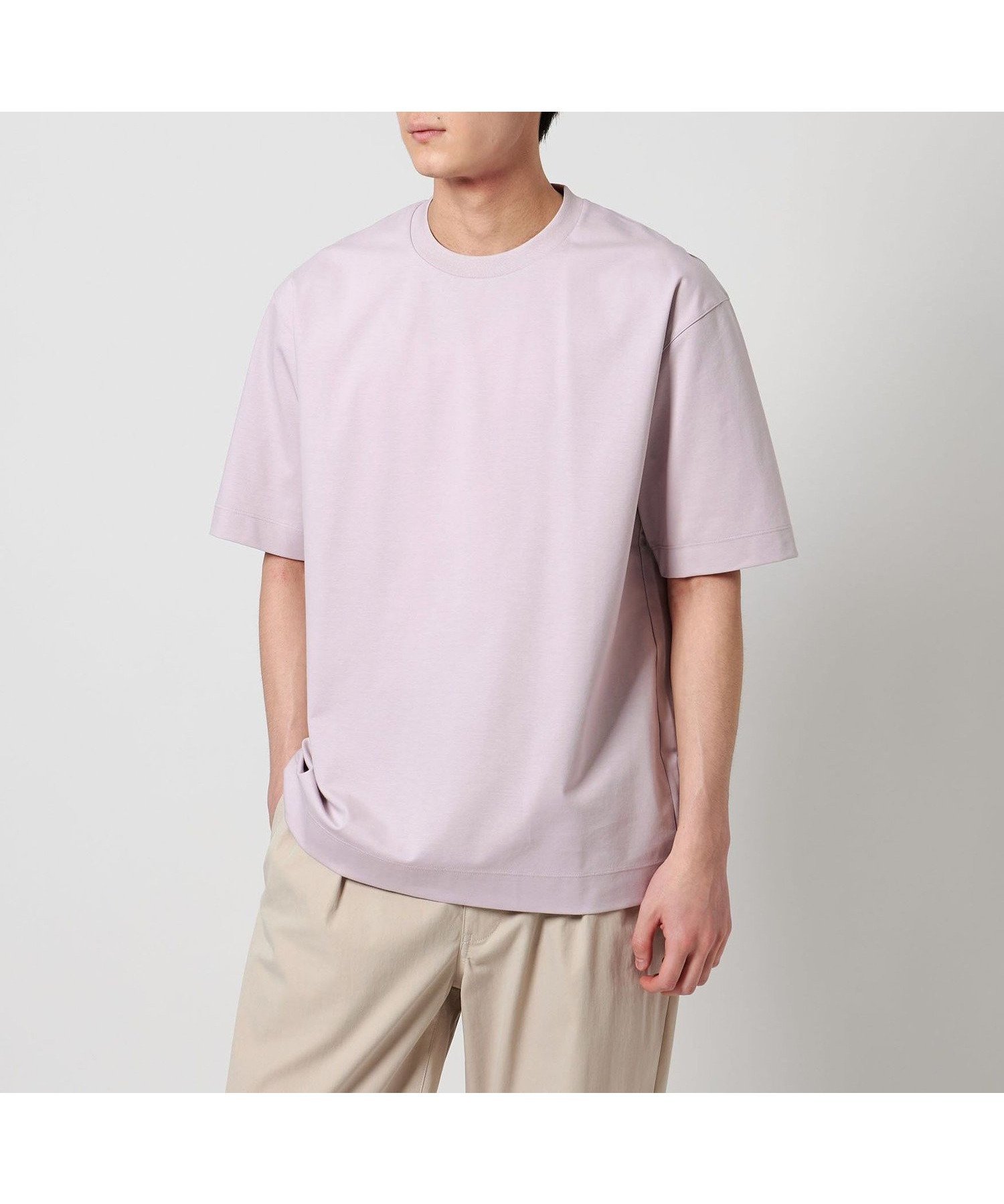 【ユナイテッドアローズ/UNITED ARROWS / MEN】のポンチ Tシャツ デオドランド ー抗菌防臭・接触冷感ー インテリア・キッズ・メンズ・レディースファッション・服の通販 founy(ファニー) 　ファッション　Fashion　メンズファッション　Fashion for Men　おすすめ　Recommended / Our Picks　インナー　Innerwear　カーディガン　Cardigan, Knitwear　ジャケット　Jacket, Outerwear　フォルム　Silhouette, Form　エレガント 上品　Elegant　夏　Summer　定番　Standard, Basic Item　抗菌　Antibacterial, Bacteria-Resistant　春　Spring　S/S・春夏　SS, Spring/Summer, Warm Season　LT.PINK|ID: prp329100004532279 ipo3291000000032742041