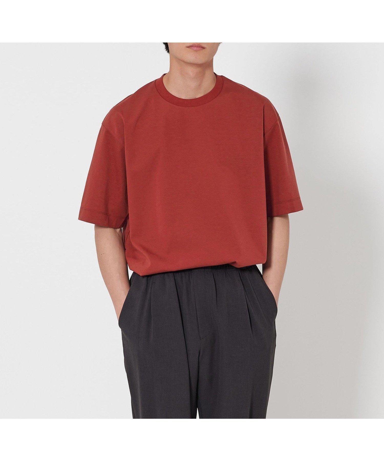 【ユナイテッドアローズ/UNITED ARROWS / MEN】のポンチ Tシャツ デオドランド ー抗菌防臭・接触冷感ー インテリア・キッズ・メンズ・レディースファッション・服の通販 founy(ファニー) 　ファッション　Fashion　メンズファッション　Fashion for Men　おすすめ　Recommended / Our Picks　インナー　Innerwear　カーディガン　Cardigan, Knitwear　ジャケット　Jacket, Outerwear　フォルム　Silhouette, Form　エレガント 上品　Elegant　夏　Summer　定番　Standard, Basic Item　抗菌　Antibacterial, Bacteria-Resistant　春　Spring　S/S・春夏　SS, Spring/Summer, Warm Season　RED|ID: prp329100004532279 ipo3291000000032742043